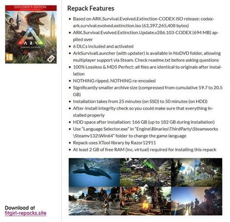 ARK: Survival Evolved (v286.103 + 6 DLCs.